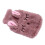 1Pc Reusable Plush Hot Water Bag Hand Warmer with Safe Press Plug 6