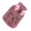 1Pc Reusable Plush Hot Water Bag Hand Warmer with Safe Press Plug 3
