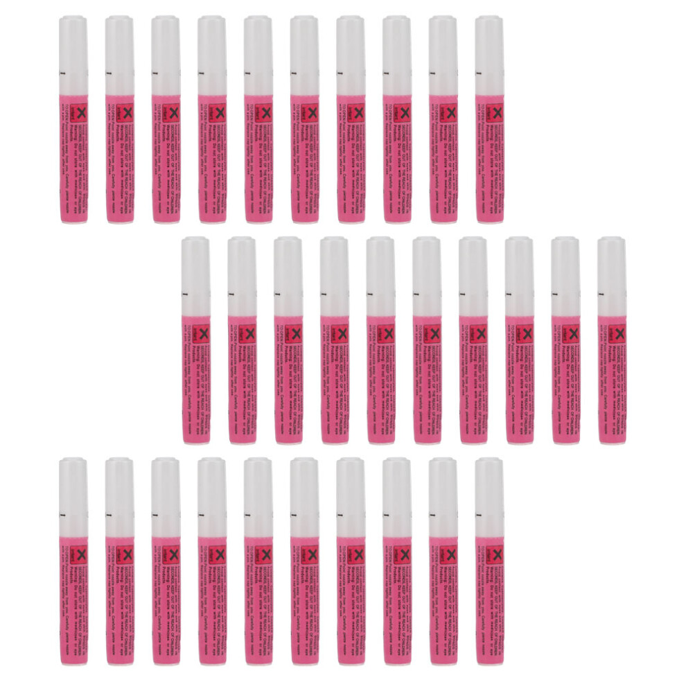 Artibetter 4Sets Diy Nail Art Liquid Glue Assorted Colors Reliable Manicure Glue
