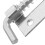 10Pcs Automatic Rebound Silver Spring Latch Galvanized Iron Door Bolt 4