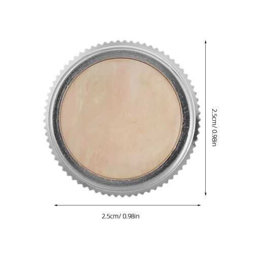 3Pcs Durable Beige Trumpet Button Bases with Snap for Replacement Use 1