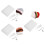 Cute Felt Kit Assorted Color Animal Shape Wool 3 Sets 10