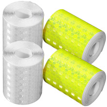 4 Rolls Waterproof Pvc Reflective Safety Tape For Outdoor Use