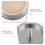 3Pcs Durable Beige Trumpet Button Bases with Snap for Replacement Use 5