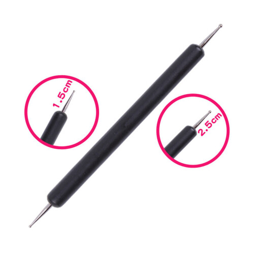 5 Pcs Nail Art Painting Drawing Embossing Stylus Tools 2
