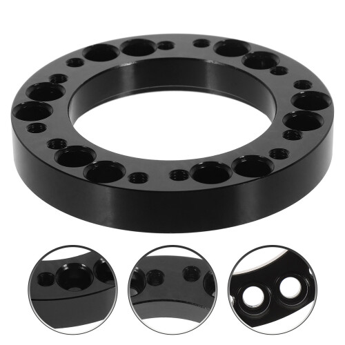 Aluminum Steering Wheel Spacer Extender Black Car Accessory 2
