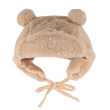 Khaki Hat Winter Warm Ear Flap Hat Cartoon Headgear