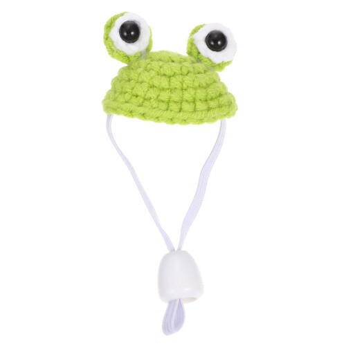 Decorative Hamster Hat Light Green Knitted Pet Hat For  1pcs