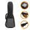 Padded Ukulele Case Black 1set 9.43x2.55x25.15in 4