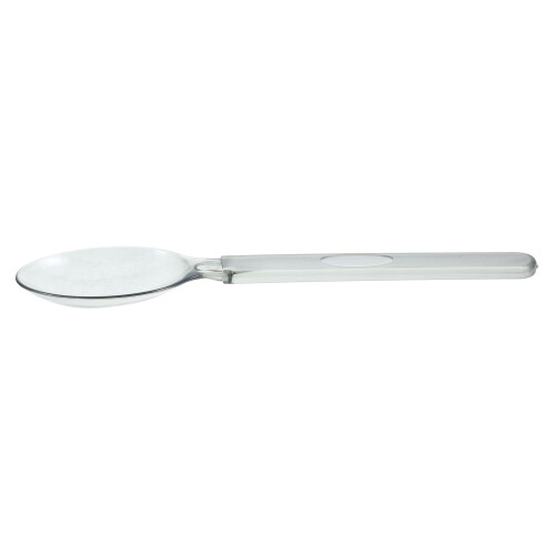 100Pcs Grey Plastic Disposable Spoons Bulk Cake Dessert Yogurt Spoons