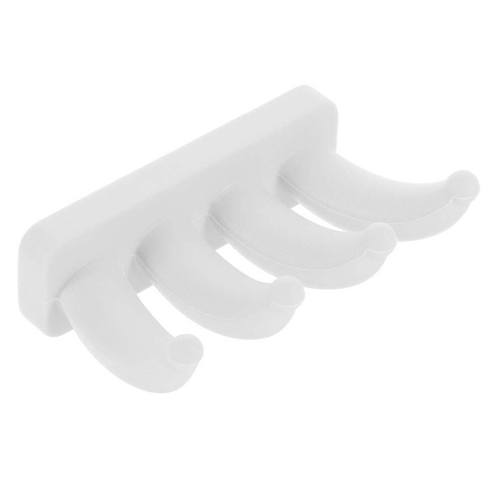 White Silicone Adhesive Wall Hook Traceless Key Towel Hanger 3293901393891