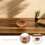 2Pcs Vintage Wood Ashtray Compact Tabletop Cigarette Butt Container 9