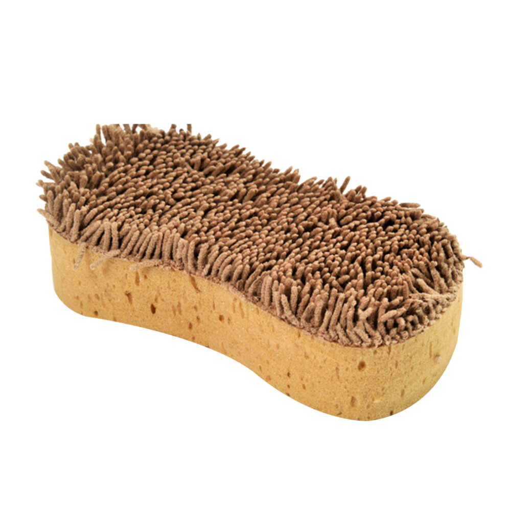 2Pcs Car Wash Sponge Soft Anti-Scratch Car Cleaning Brush Yellow 3161621400451