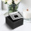 Cendrier Carré Noir Durable En Acier Pour Hôtel Et Maison 4