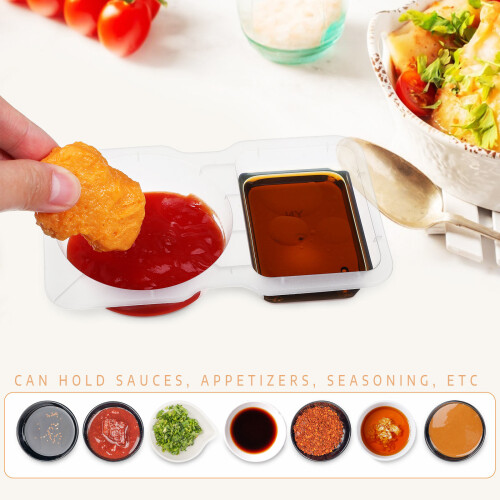 Mini Sauce Cups Clear Clarity 30pcs 1