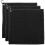 3pcs Golf Towels Gray 30x30cm Microfiber For Golfing Bag 2