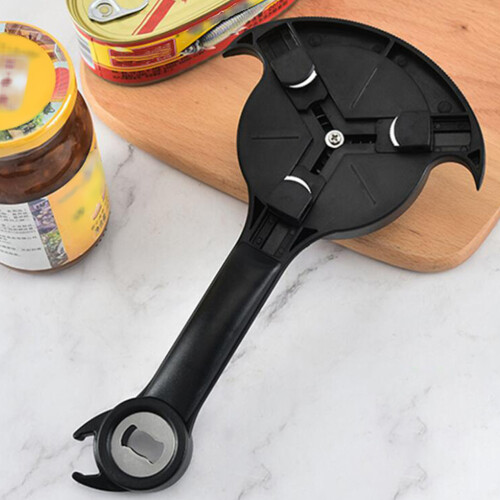 Can Opening Tool Multifunctional Black 1pack 1