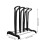 2Pair Stable Black Snow Boot Rack with Nonslip Pads Storage Organizer 2