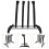 2Pair Stable Black Snow Boot Rack with Nonslip Pads Storage Organizer 3