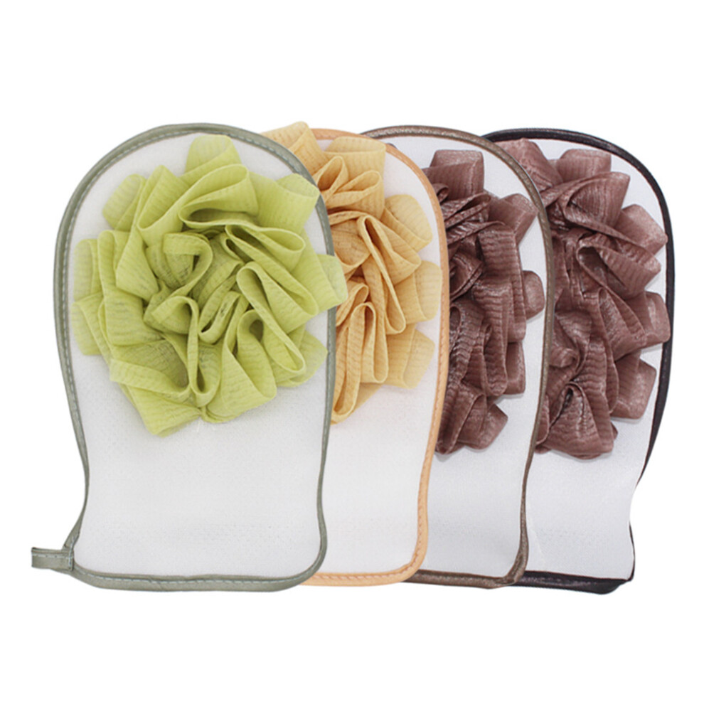 Solustre 6 Pcs 2 In 1 Bath Sponge And Mitt Gloves Double Sided Exfoliating