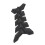Tank Sticker Schwarz Robust Selbstklebend Design 1
