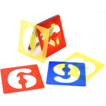1Pc Painting Stencils for Letters and Numbers Washable Drawing Sheet