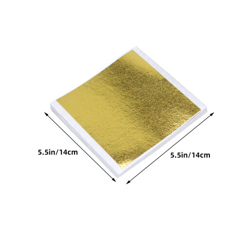 Mlins  Foldable Lampshade Handmade Paper Lantern Imitation Gold Leaf 1