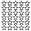 150Pcs Black Handmade Five Claw Rivets for Leather Bags and Garments 1