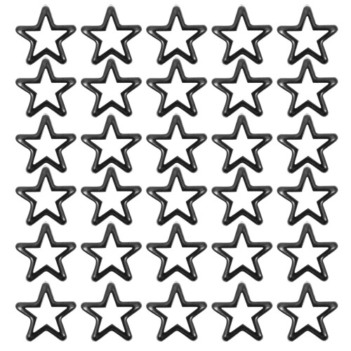 150Pcs Black Handmade Five Claw Rivets for Leather Bags and Garments