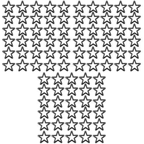 150Pcs Black Handmade Five Claw Rivets for Leather Bags and Garments 2