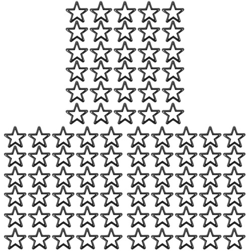 150Pcs Black Handmade Five Claw Rivets for Leather Bags and Garments 1