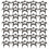 150Pcs Black Handmade Five Claw Rivets for Leather Bags and Garments 11