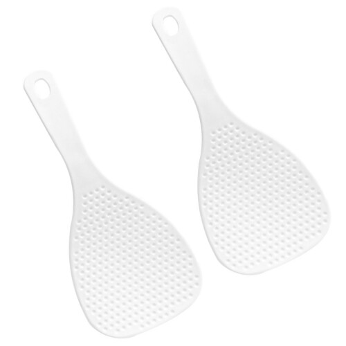 2pcs Nonstick Rice Spoon Rice Paddle Spoon For Cooking Easy Clean Kitchen Accessories