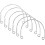 6Pcs Aluminium Billiard Table Net Pockets Corner Fixator for Daily Use 6