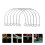 6Pcs Aluminium Billiard Table Net Pockets Corner Fixator for Daily Use 8