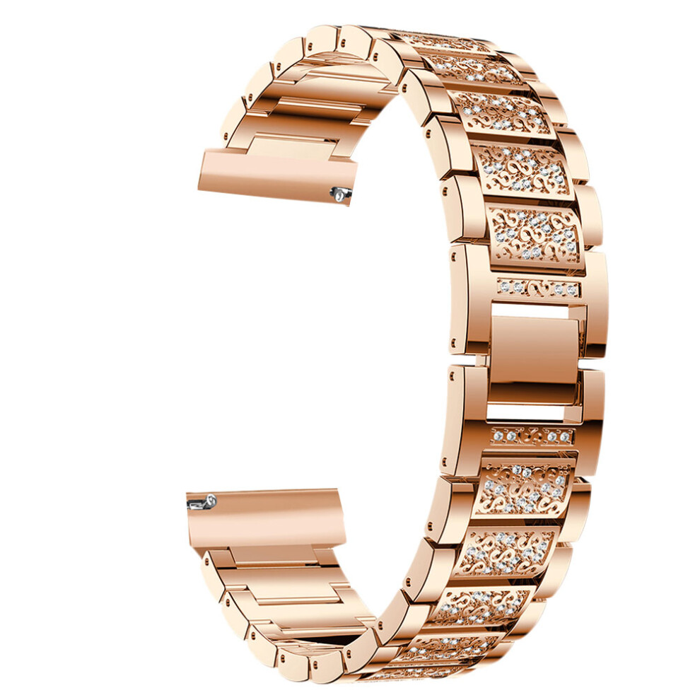 3Pcs Rose Watch Strap Stylish Replacement Band For Smartwatch Use Gold 013748070983