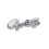 3Pcs Metal Chopsticks Rest Holder Silver for Spoon Fork Organizer 11