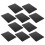 10Pcs Stable ABS Price Label Tags Black Multi-Use Display Signs 4