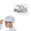 White Kitchen Chef Hat Lightweight Dustproof Protective Work Cap 3