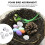 100Pcs Durable White Foam Simulation Easter Eggs for Creative DIY Fun 5