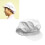 White Kitchen Chef Hat Lightweight Dustproof Protective Work Cap 2