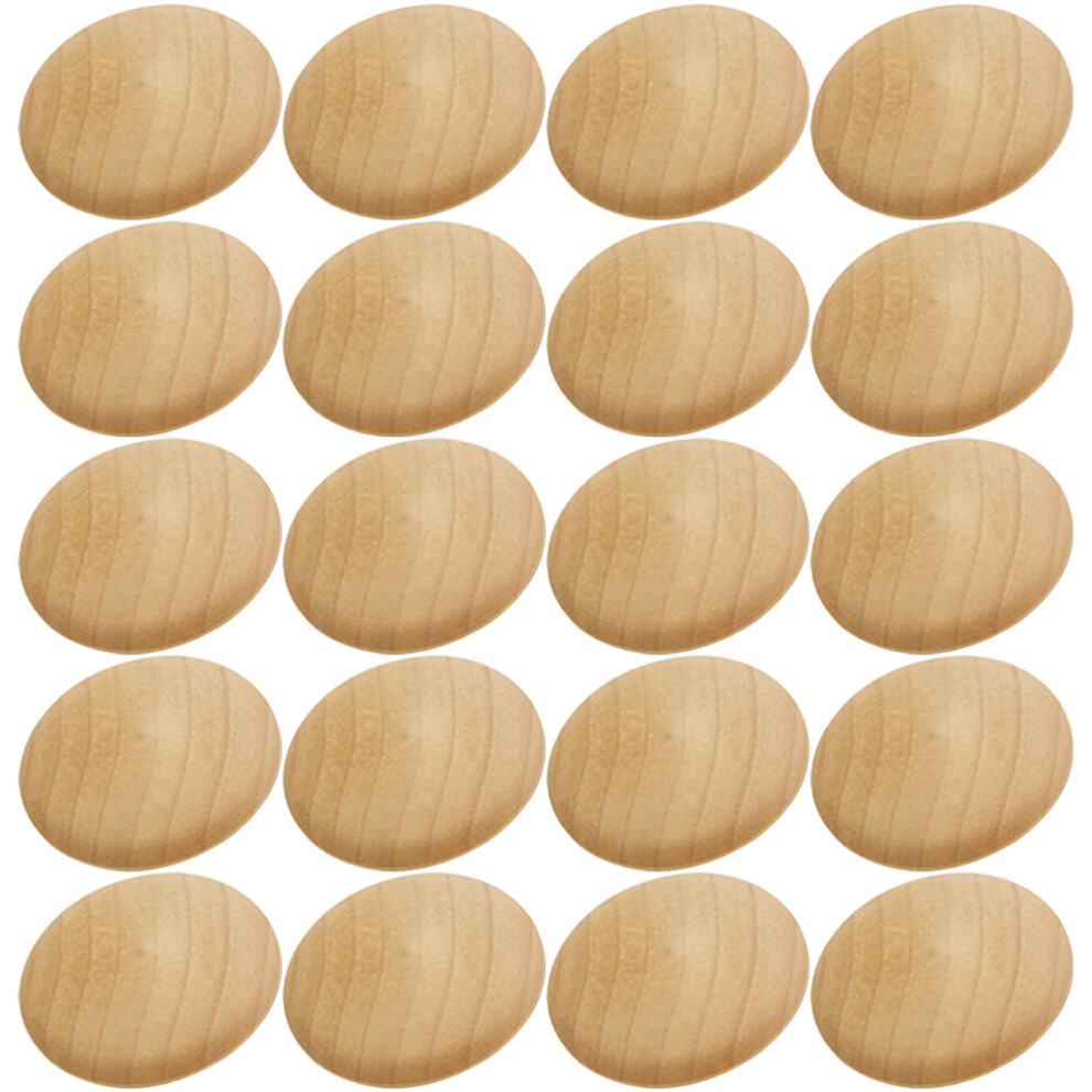 100Pcs Khaki Wooden Furniture Hole Plugs Reusable Cabinet Button Caps 3243850732746