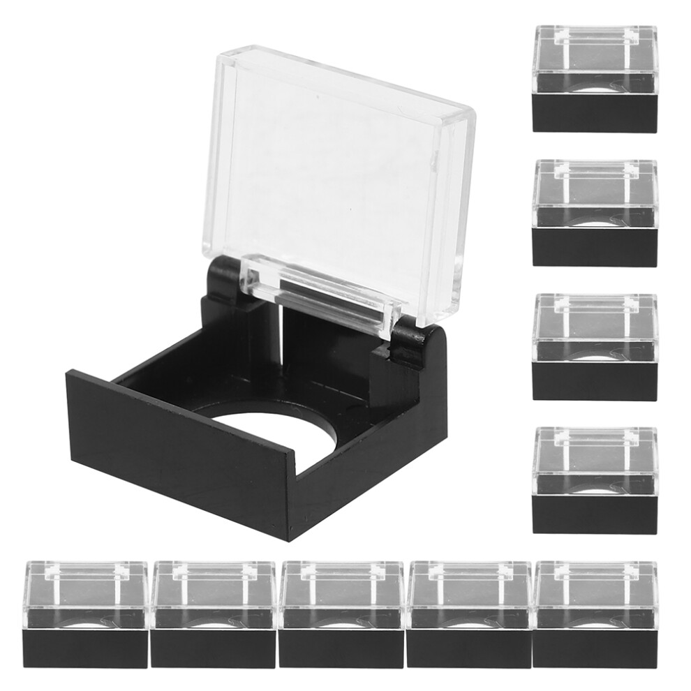 20Pcs Transparent Plastic Push Button Covers Outdoor Switch Protector 3111943188414