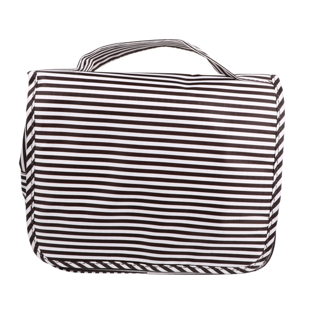 Iplusmile Makeup Brush Bag Zipper Compartment Toiletry Bag Travel Vanity Case For Cosmetics
