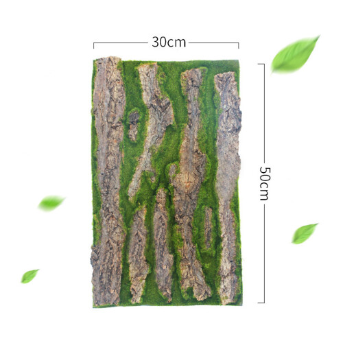 1 Set Artificial Fake Bark Crawl Silk Cloth 3d Cork 1