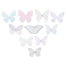 20 pcs multicolor double layer gauze for hair and clothes decoration