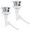 2 Pcs Toilet Button Flush Replacement Water Tank Push Buttons Rods 8