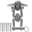 1Set Roterende Swing Haak Voor Huis En 1