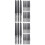 40Pcs Multipurpose Eyebrow Brush with Caps Black Makeup Tool for Women 3
