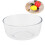 Mlins  Containers For Fruit Glass Bowl Tableware Clear Salad 3